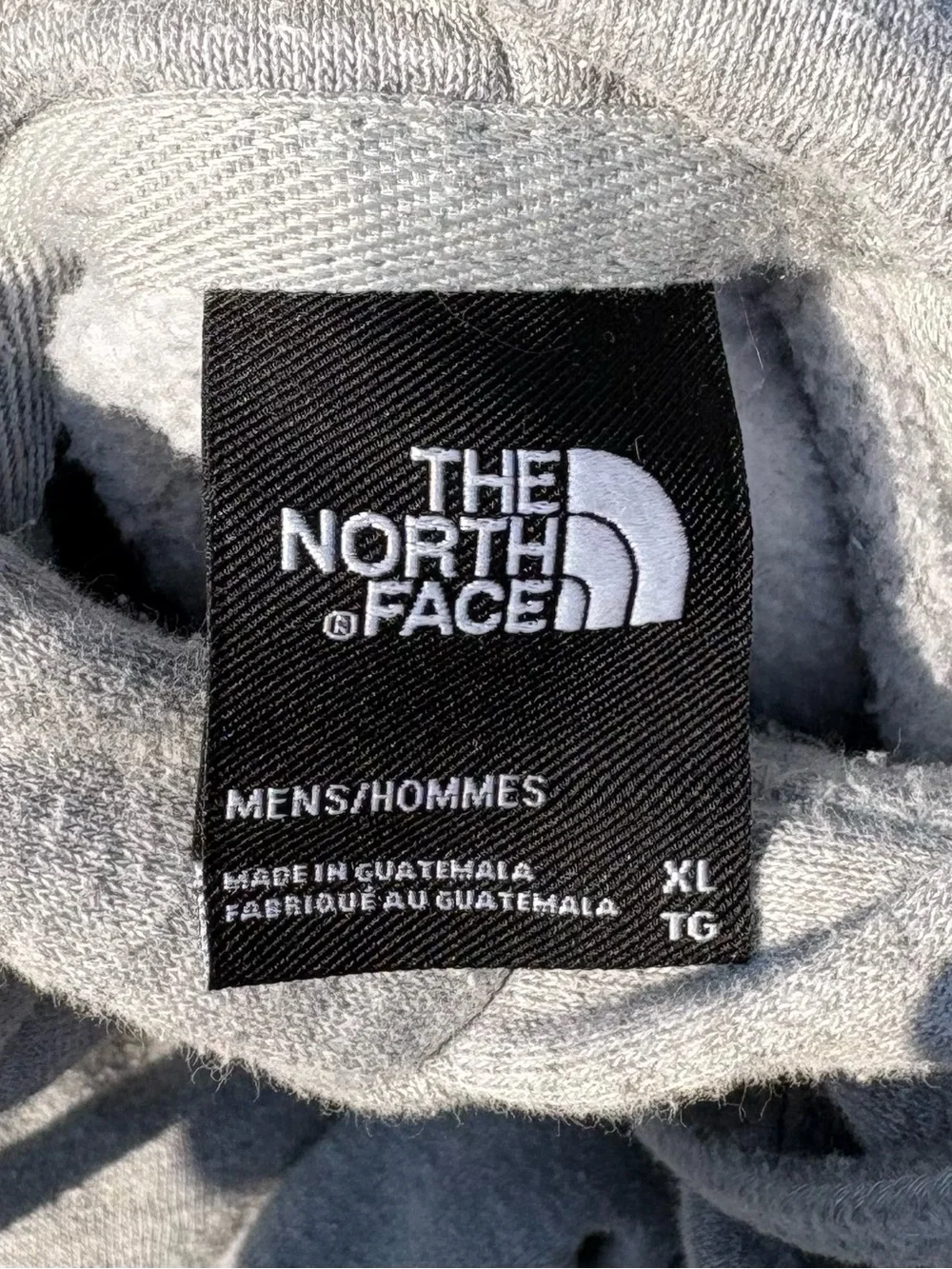 The North Face light gray